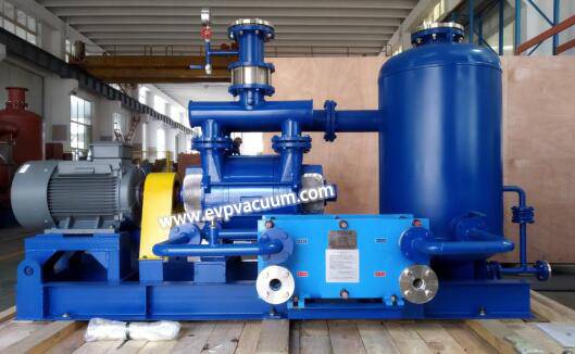 Vacuum pump used in wood treatment- Impregnation