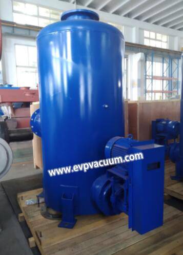 vacuum dust removal process of the water ring pump