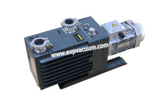 Two-stage oil rotary vane pump for hydrogen peroxide plasma sterilizer