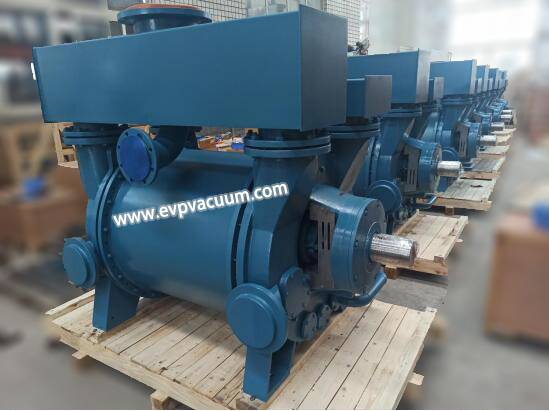 Water ring vacuum pump for flue gas recovery