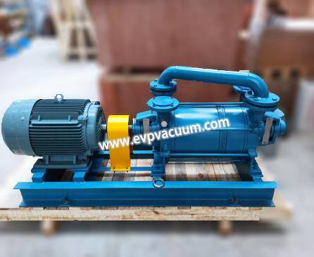 water ring vacuum pump of improving performance of method