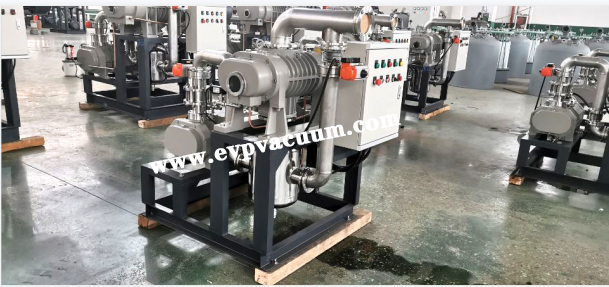 Vacuum pump system used in degradable resin PBAT industry