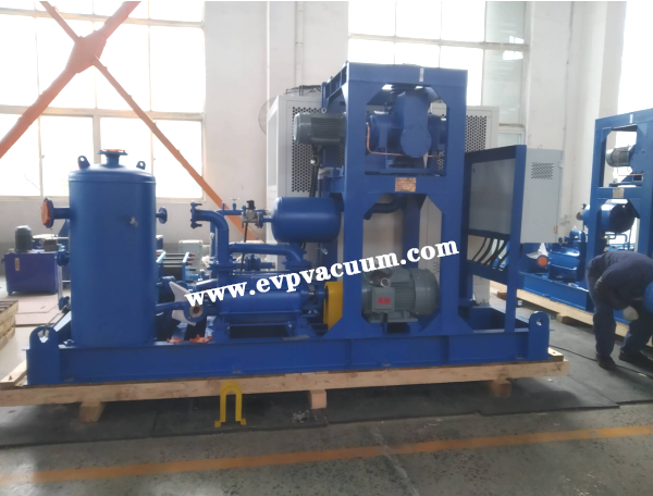 Vacuum system for PET sheet extrusion