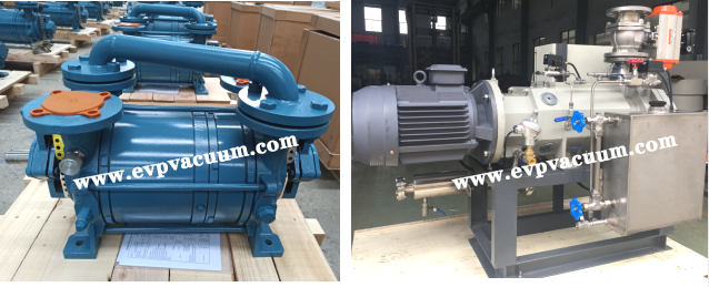 two-stage water ring vacuum pump + roots pump