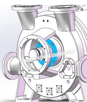 2BE1-355 pump for bearing and mechanical seal of disassembling process