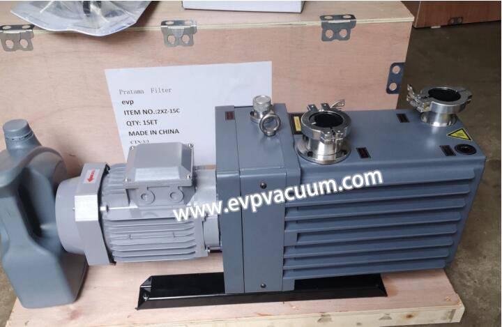 vacuum pump oil change for precautions