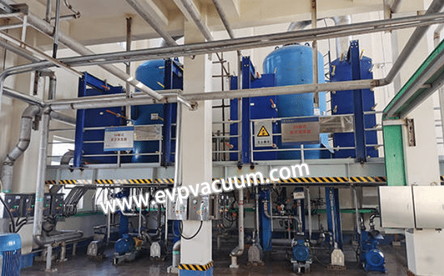 liuqid ring vacum pump used in lactic acid produice line