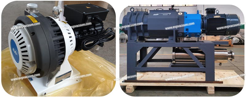 dry pump and a turbomolecular pump