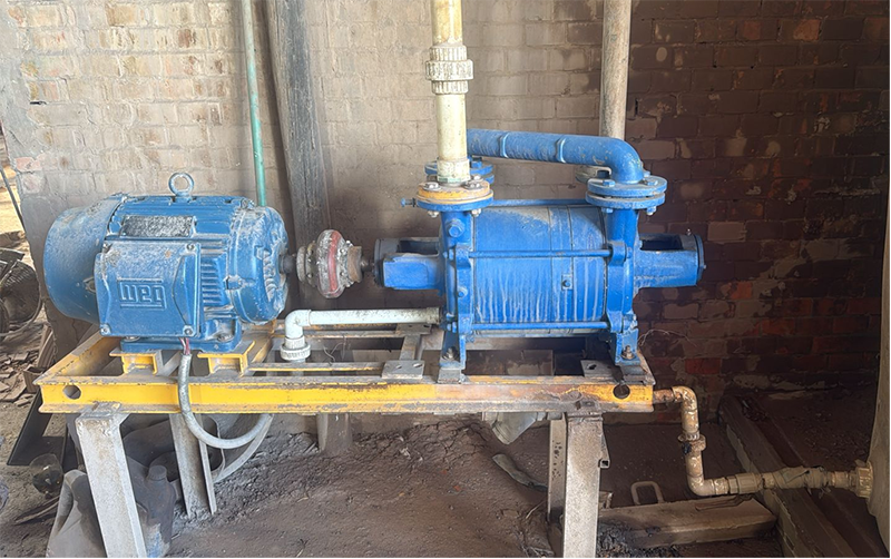 Columbia Clay Customer Site Old Pump & Replacement Pump