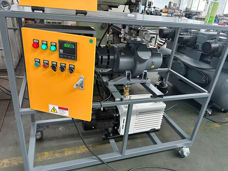 Rotary Vane Vacuum Pump + Roots Vacuum Pump