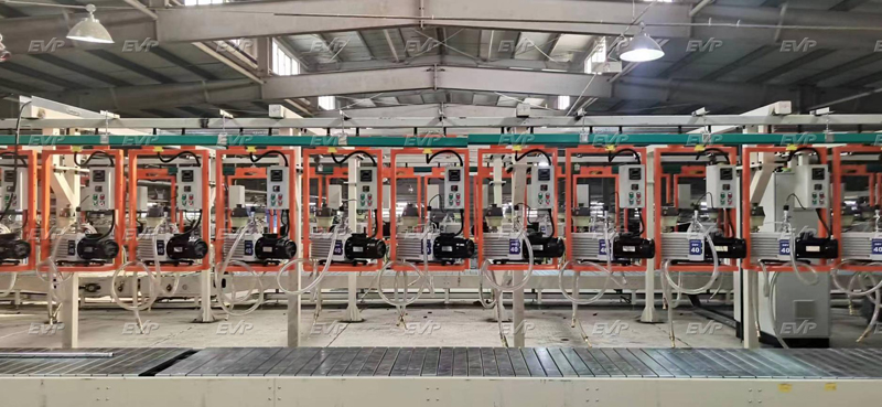 Double stage rotary vane pumps